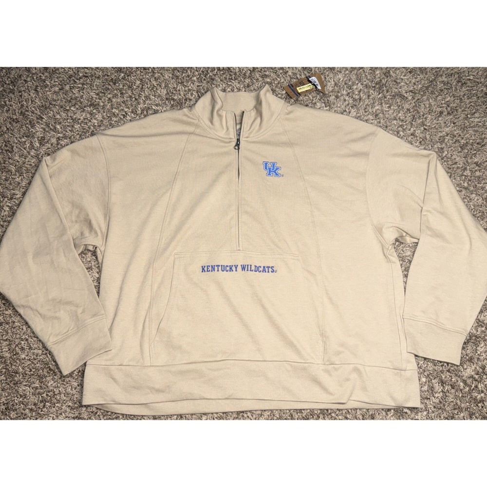 NEW Rivalry Threads Kentucky Wildcats NCAA Women's 1/2 Zip Pullover (XL)